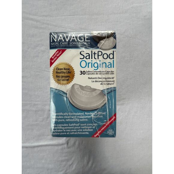 Navage Three Pack Original SaltPod, 30 Pack, 90 Total, Sealed, Exp. 8/27 - Picture 3 of 4